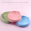 Cat Bowl, Plastic Cat Food Bowl Water Bowls Snack Basin, Pet Feeding Supplies 3