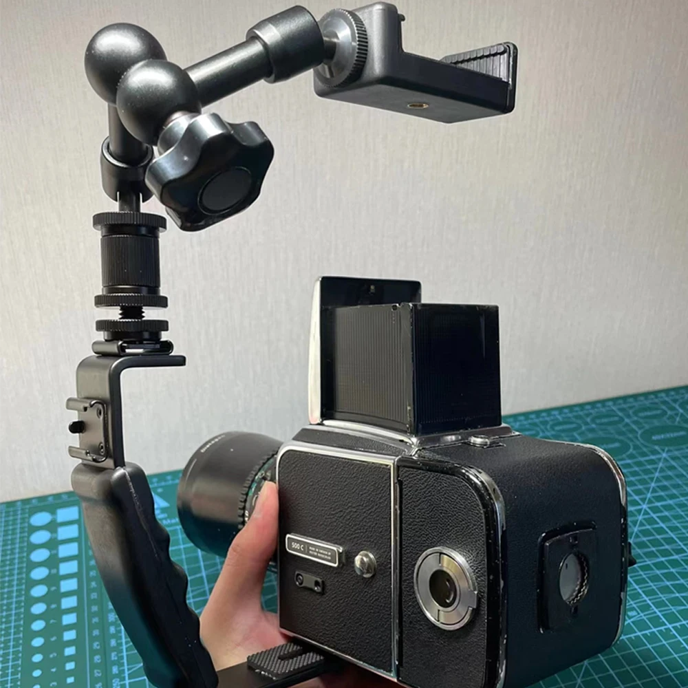Description Picture 2 of itemFilm Camera Mobile Phone Overhead Shooting Waist Level Viewfinder Bracket Support Phone Overhead View Video Recording Solution