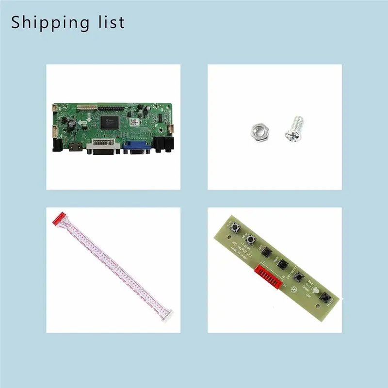 DVI VGA 오디오 LCD 컨트롤러 보드 DV170YGZ-N10 DV170YGM-N10 17인치 4:3 1280X960에 적합