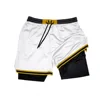 Anime Gym 2 in 1 Shorts for Men Quick Dry Breathable Mesh Performance Shorts Summer Sports Fitness Workout Jogging Short Pants 1