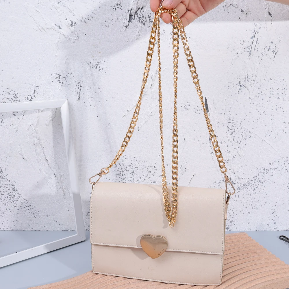 Metal Aluminum Bag Chain for DIY Hand-Woven Handbag – 120cm Detachable Strap Accessory