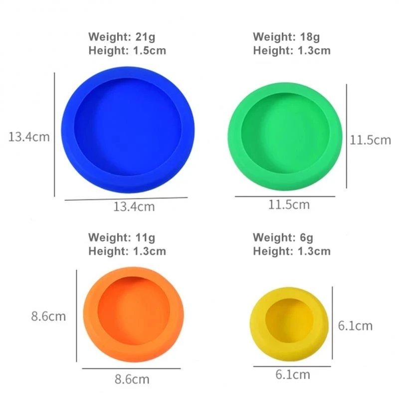 4pcs-Set-Silicone-Fresh-Keeping-Cover-Lid-Vegetable-Storage-Cover-Reusable-Food-Storage-Fresh-Keeping-Fresh.jpg 4Db/Beállított Szilikon Friss Tartó Fedél Zöldségtároló Fedezet Újrafelhasználható Élelmiszer -Tárolás - Image 2