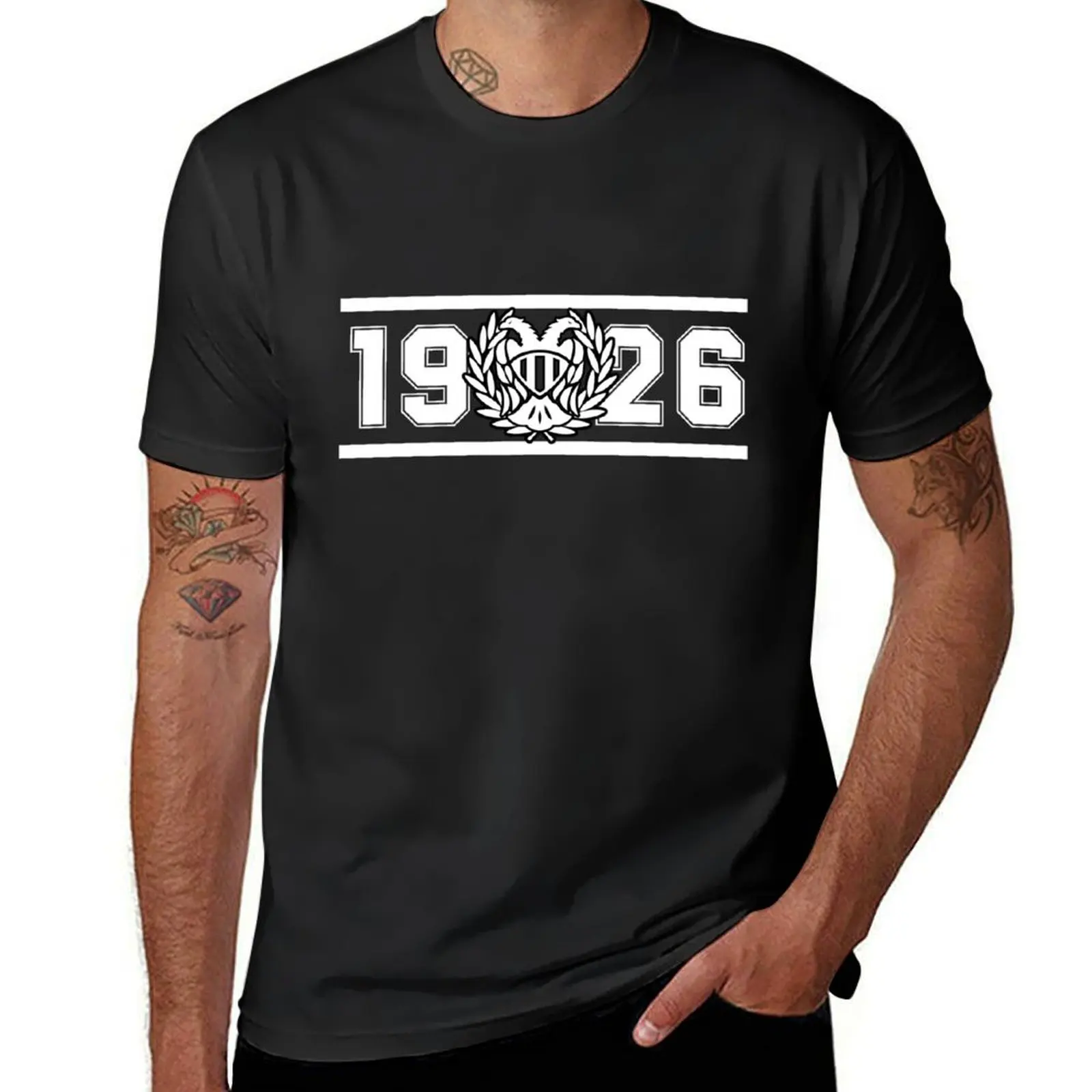 PAOK 1926 футболка винтажная одежда для мальчиков белая футболка с коротким рукавом мужская футболка PAOK 1926 футболка винтажная одежда для мальчиков белая футболка с коротким рукавом мужская футболка