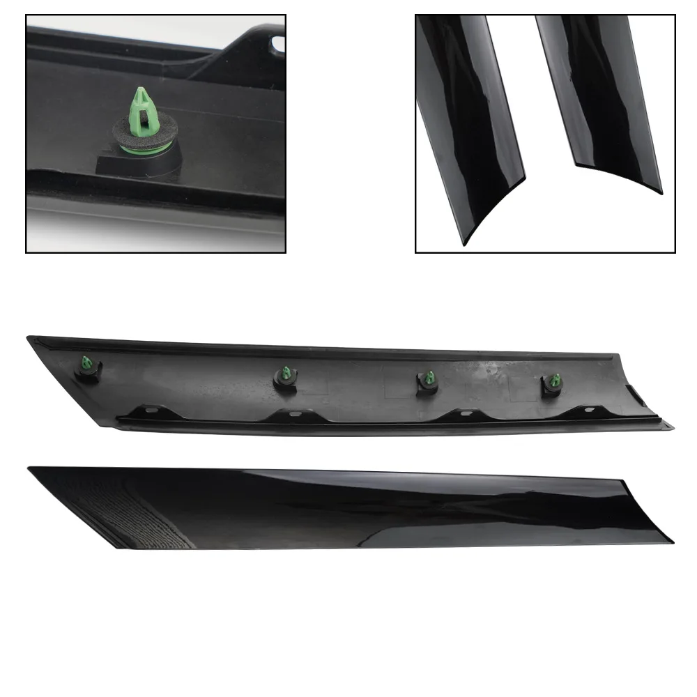 Car Window Trim Windshield Post Trim A Pillar Molding Cover For Mini Cooper R55 R56 R57 07-15 Windshield Side Molding