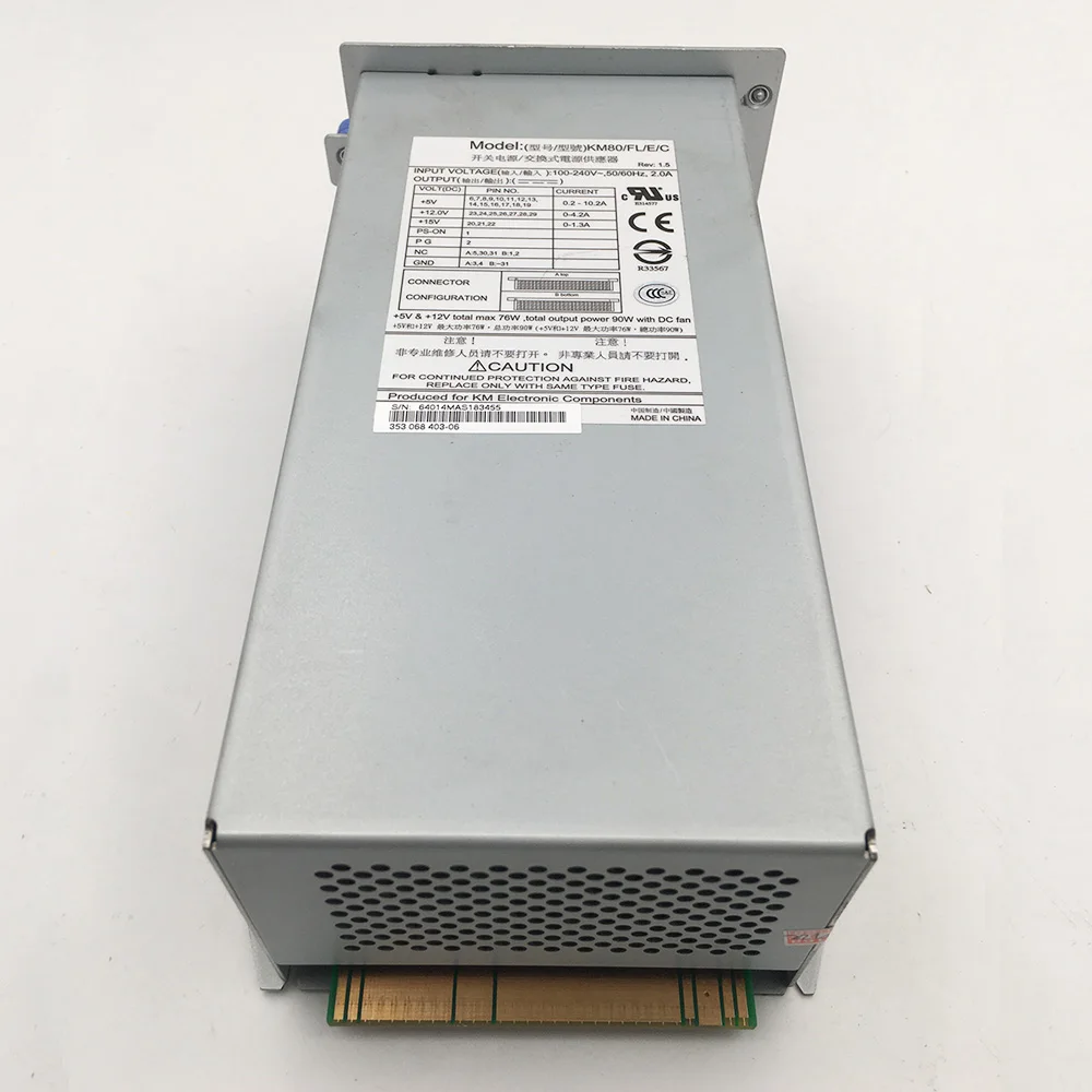 KM80/FL/E/C For IBM TL2000 TS3100 Switching Power Supply 5 KM80/FL/E/C For IBM TL2000 TS3100 Switching Power Supply - Image 3
