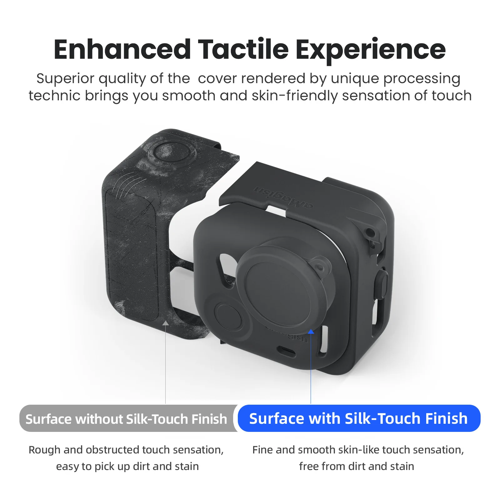 aMagisn Silicone Protective Case with All-round Scratch & Shock Resistance