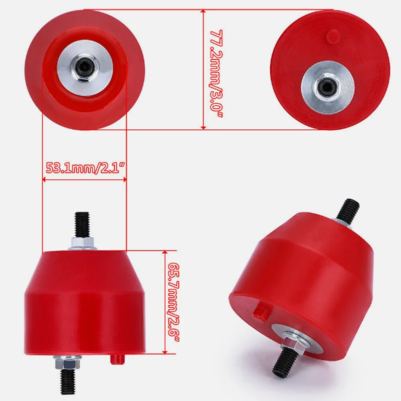 Engine Front L&R Mount Mounting Insulator For BMW E36 E46 Compact Z3 Z4 Inline 6CYL 85A Polyurethane engine mount insulator