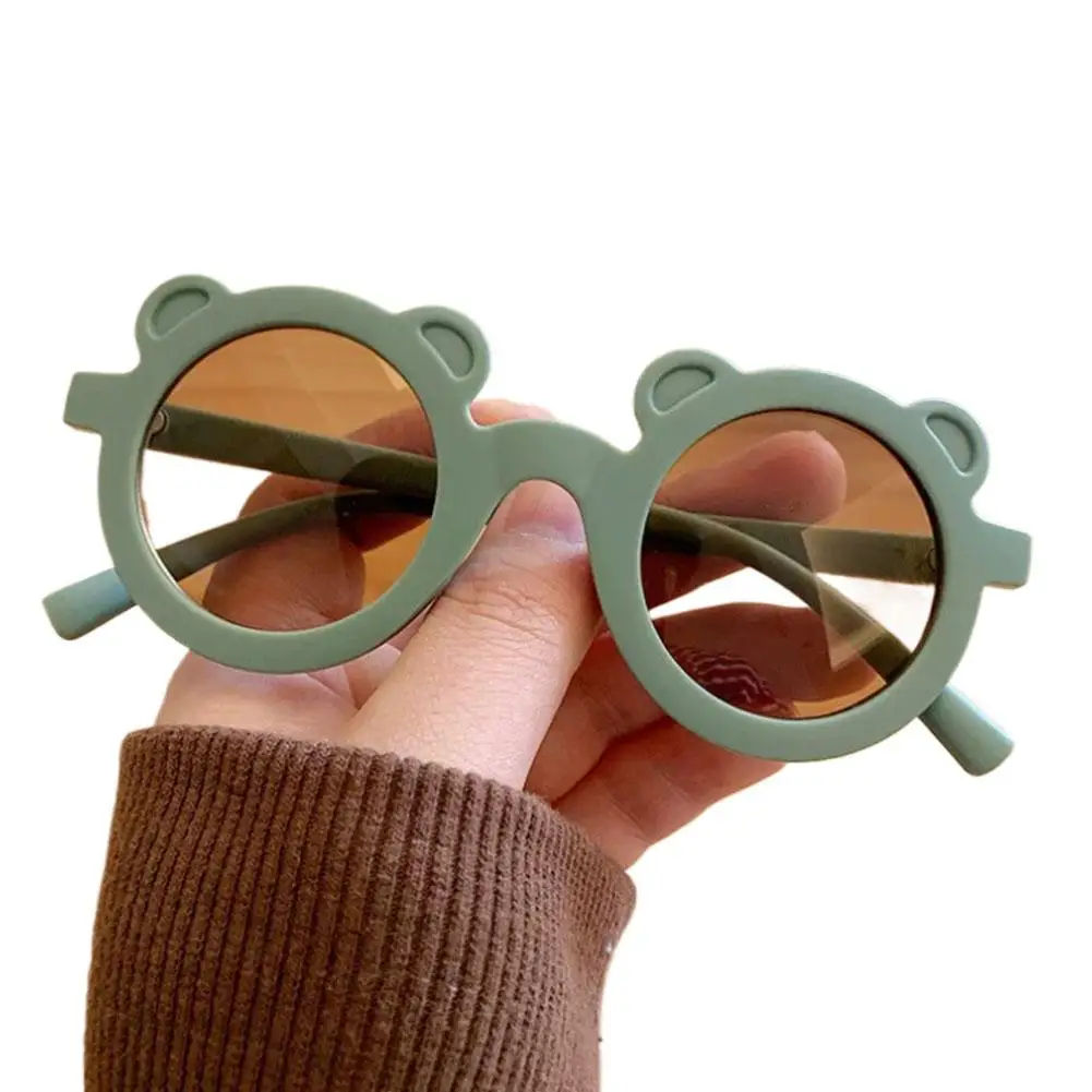 Kids Candy Color Round UV400 Sunglasses Baby Girls Outdoor Sun Protection Sunglasses Children Sun Glasses