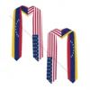 Venezuela Flag Unisex Adult Graduation Stole Shawl for Academic Commencements Celebration Uniform 2