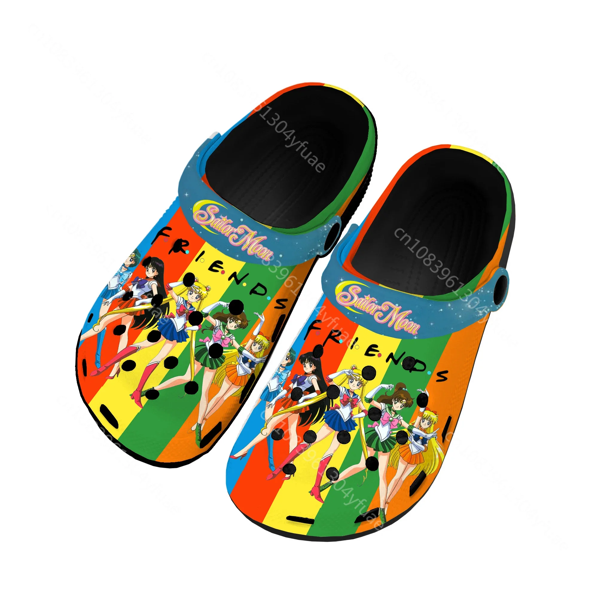 Anime Moon Japanese Manga Cartoon Sailor Home Clogs Custom Water Shoes Mens Womens Teenager Shoe Garden Clog Beach Hole Slippers