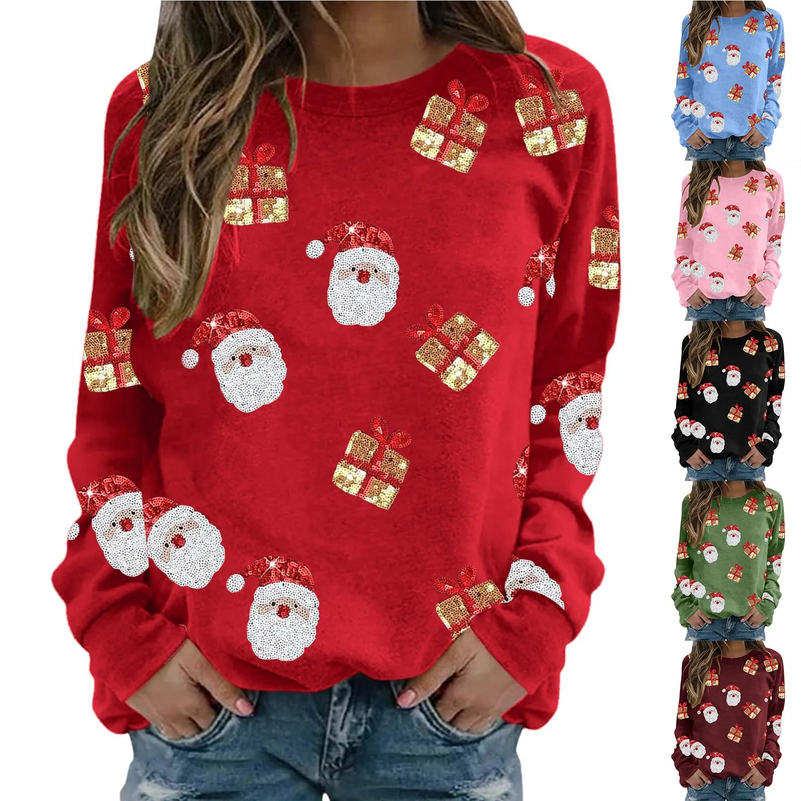 

Женское худи на молнии с длинным рукавом и круглым вырезом