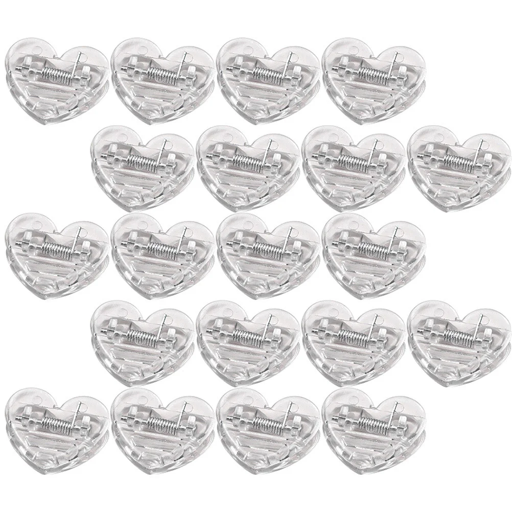 40 Pcs Cute Paperclips Folder Binder Picture Clear Photo Clamps Bookmarks Small