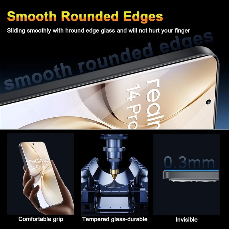 Premium 4-Pack 19D Curved Tempered Glass Screen Protector