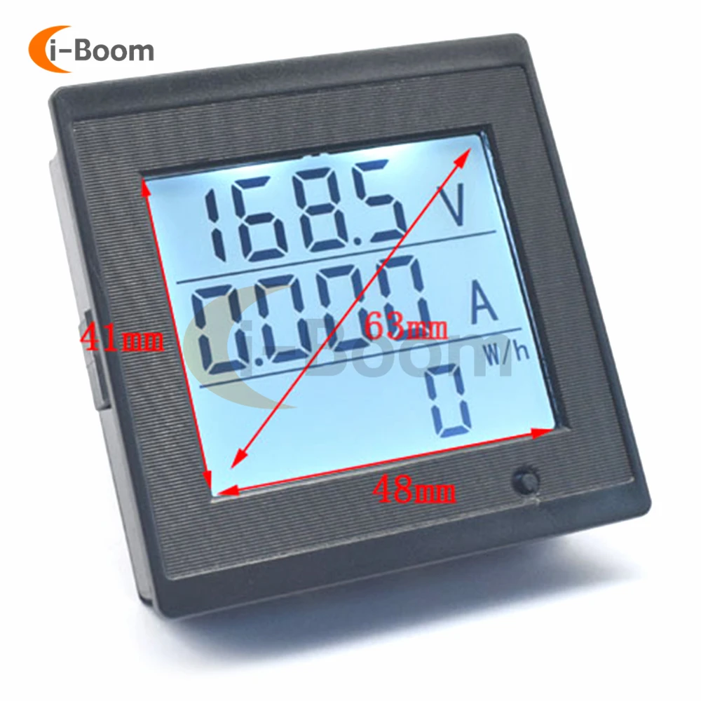 Digitale Dc Voltmeter Amperemeter Wattmeter Dc 6V-200V 20A Elektronische Huidige Volatge Tester Power Volt Amp Meter tester Tool