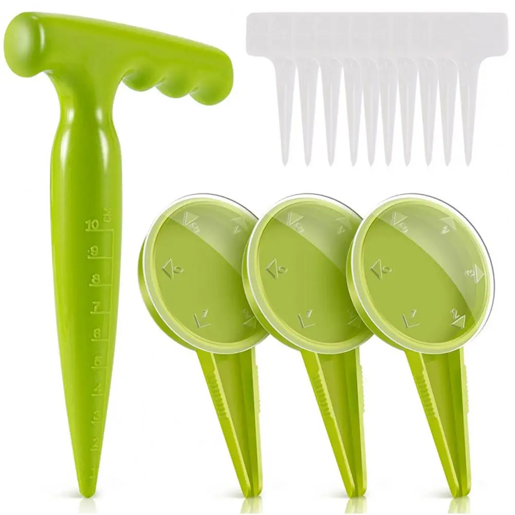 

Plant SeedSower Planter Hand Held Flower Grass Plant Seeder Loose Soil 5 Gears Adjustable Flower Plant Seeder Garden Supplies