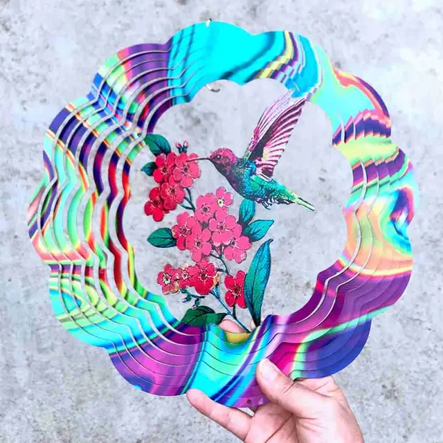 Beltéri Kültéri Üreges Ki Out Kerti Dekoráció Udvari Szél Hangjelzés Fonó Szélfogók Lógó Dísz - Image 4