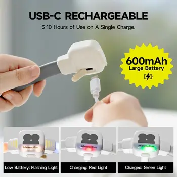 Mewoofun Light Up Dog Collar LED with USB Rechargeable Glow in The Dark Waterproof Dog Necklace with 6 Flashing Modes for Dogs 5