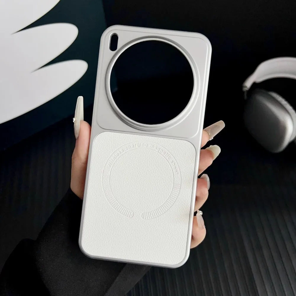 Fashion INS Color Skin-friendly PU Leather Magnetic Charge Shockproof Business Case