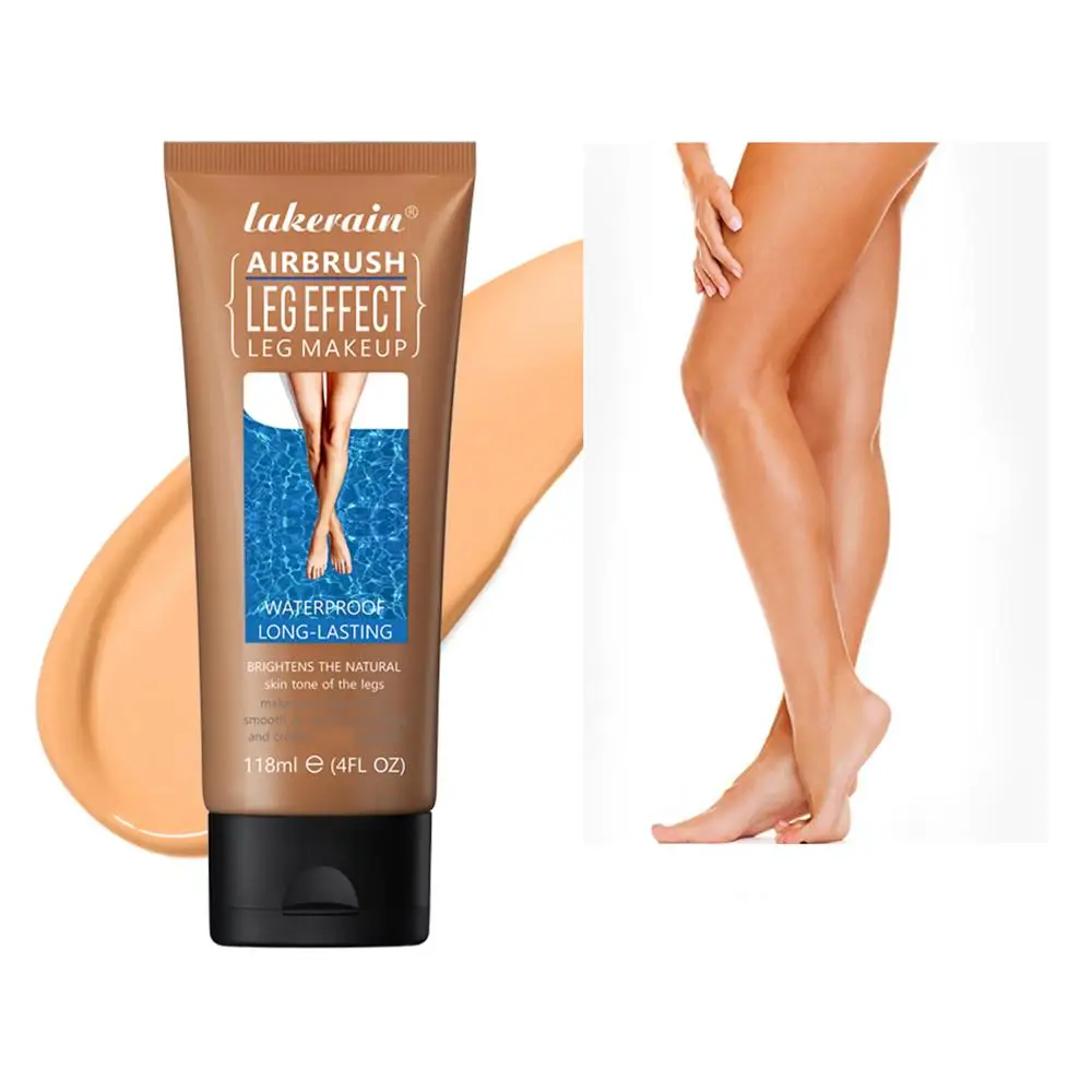 118ml Leg Makeup Moisturizing Liquid Body Foundation Lotion Cream Tan Body Fake Skin Tone Skin Even Care Tanning N0J5