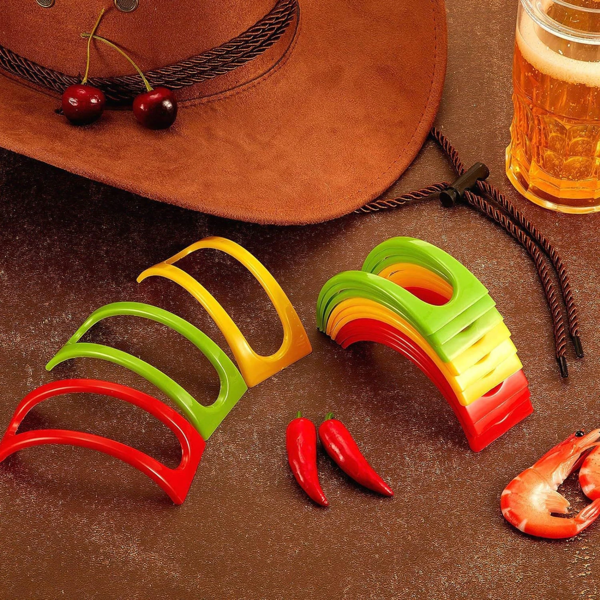 PP Material Pancake Holder With Three Colors And Multiple Quantities To Choose From Used For Placing Pancakes Rolls Etc