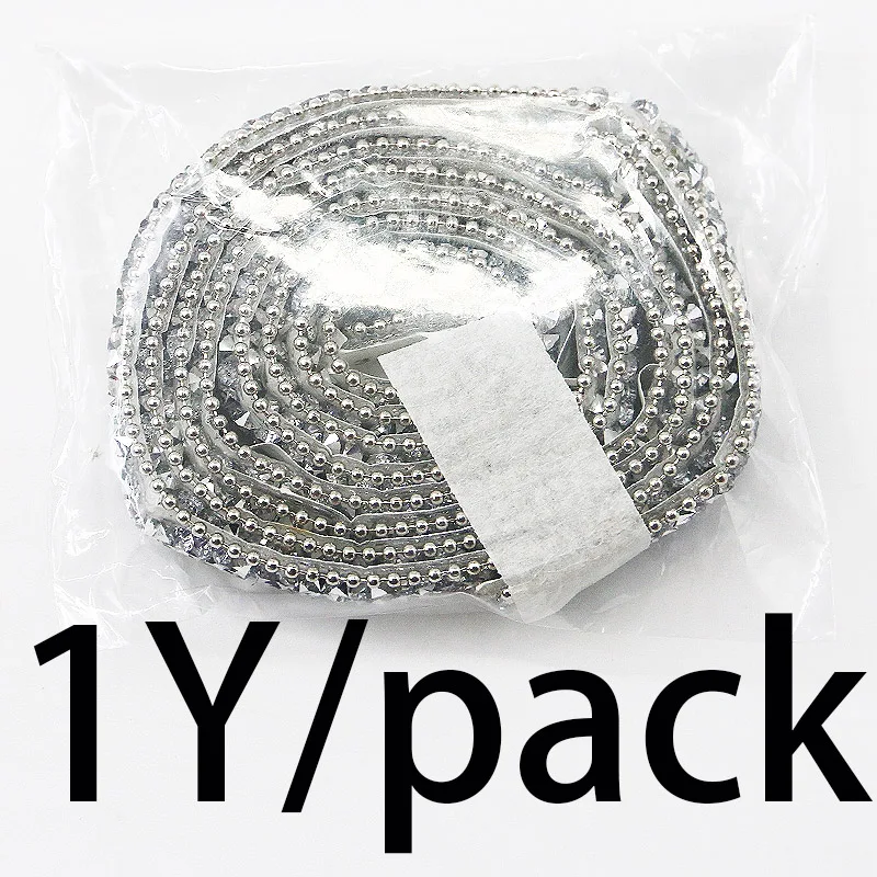(1 Yard) 10mm Water Rhinestone Accessories Self Adhesive Diamond Adhesive Resin Wedding Party Home Decoration Lace