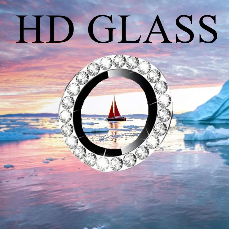 Diamond Camera Lens Protector - Premium Tempered Glass Lens Protection