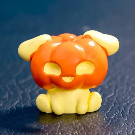 Witch Hat Mini Pumpkin Elf Resin Doll Sitting Candy Hallowmas Doll House Accessories Miniature Scene Props