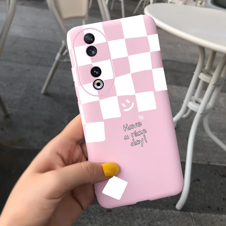 Fashion Leopard Painted Matte Soft Phone Case for Huawei Honor 90 Series