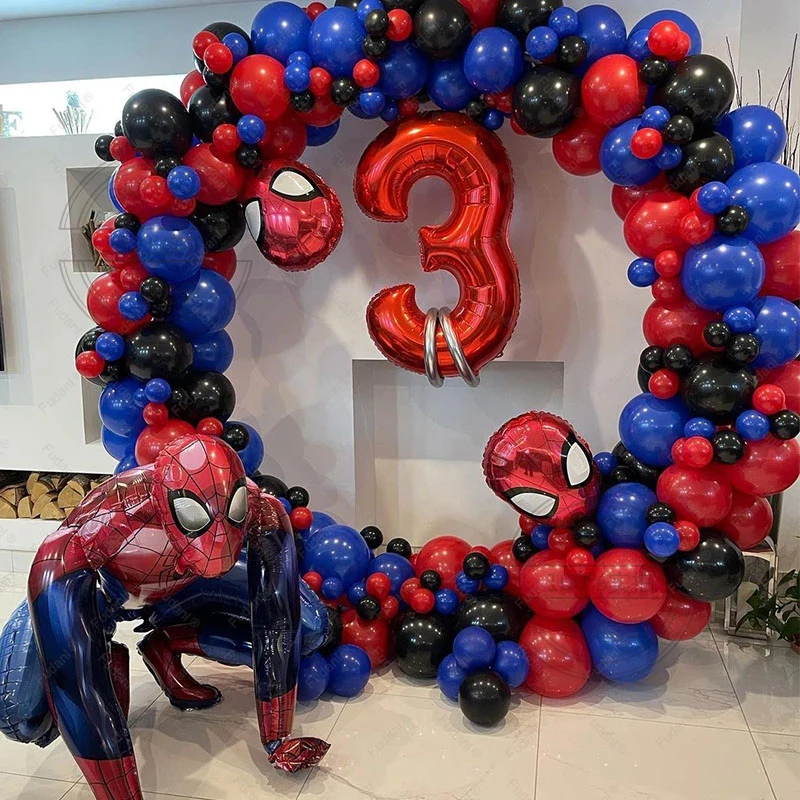 1 Set Spiderman Foil Balloon 30inch Number Birthday Party Baby Shower  Decoration Supplies Children's Gifts Air Globos Kids Toy - AliExpress
