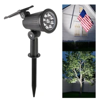 1pc Solar Spot Lights Outdoor, Adjustable Auto Lights, Landscape LED Lighting Ground Light for Garden Pool Tree Pond and Yard 1