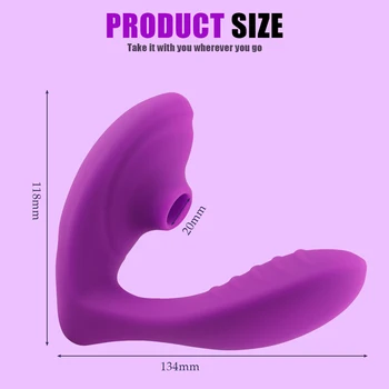 Vagina Sucker Vibrator Oral Sex Suction Clitoris Stimulation Female Masturbation Erotic Sex Toys for Women 4