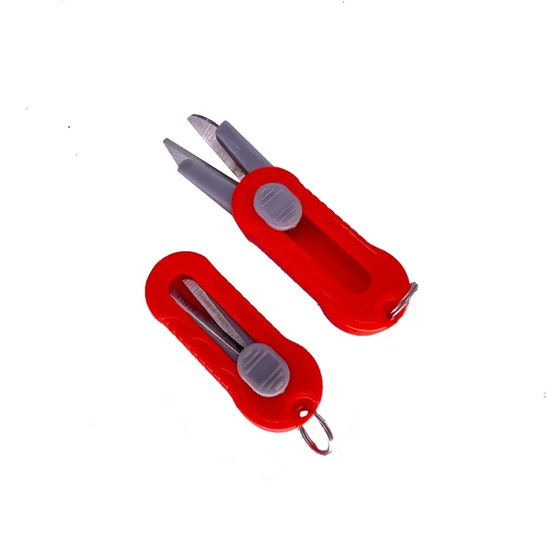 FishWire Scissors Retractable Fish Wire Scissors Knife Portable Fast Fishing Small Scissors Pe Wire Dedicated Small Tool fishing tackle fishing tools fishing tool fishing scissors