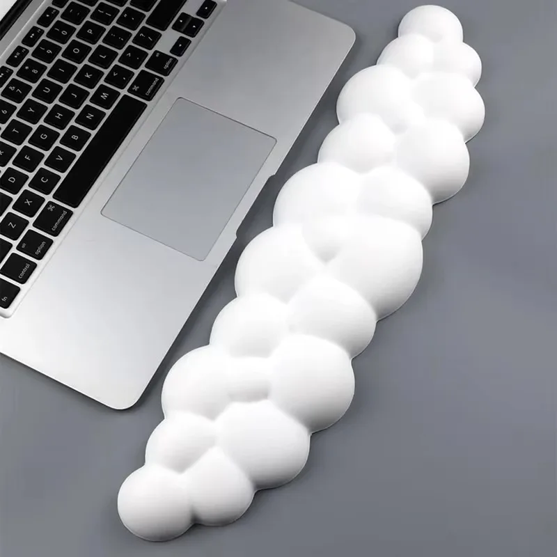 Silicone mouse pad, solid color table mat, keyboard stand, wrist support, cloud-shaped hand pillow, wrist protection pad