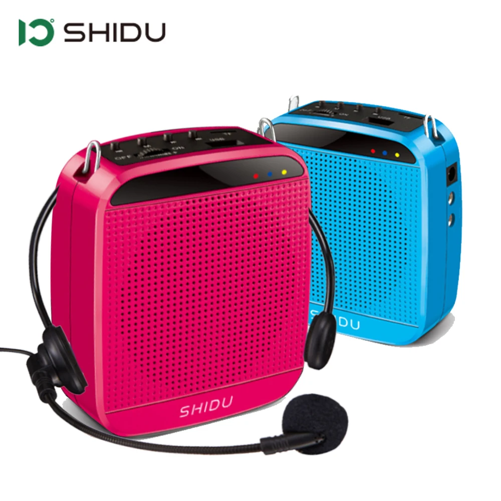 SHIDU Wired Portable Voice Amplifier USB Speaker Full Range Speakers Lautsprecher For Teachers Tour Guide Yoga Instructors S512
