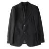 2024 High-quality stylish and handsome two-grain single-breasted suit jacket solid color business casual suit for men 5