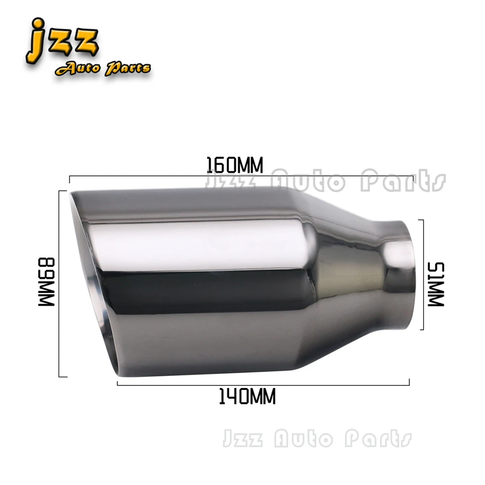 Eplus カースタイリング マフラー 排気テール スロートチップ フラット