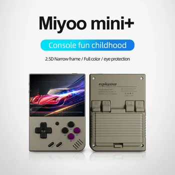 MIYOO 미니 플러스 휴대용 레트로 핸드헬드 게임 콘솔, V2 미니 IPS 스크린, 클래식 비디오 게임 콘솔, 리눅스 시스템, 어린이 선물