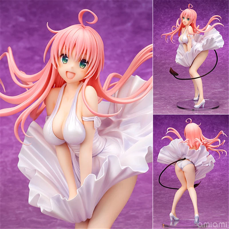 Аниме To Love-Ru темнота-Лала саталин Deviluke платье Стиль 1/7 полная ПВХ экшн-фигурка