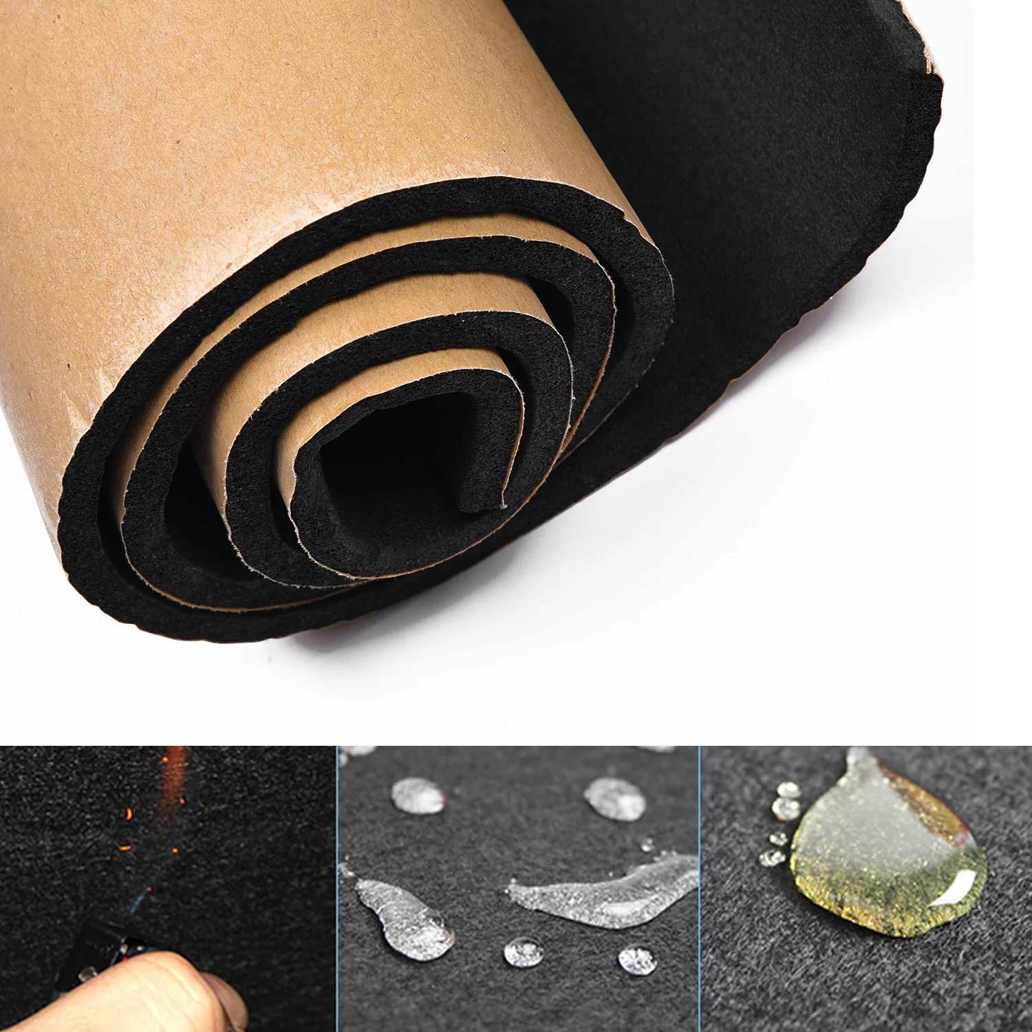 

Proofing Foam Deadening Insulation 100*50cm Thick Car Auto Sound Deadening Sound Insulation Rubber Hose Fashion