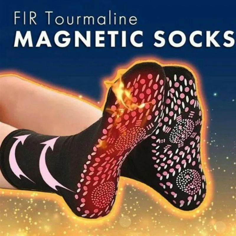 

Winter Self-heating Health Care Socks Women Man Ski Sports Self Heated Massage Short Sock Magnetic Therapy Comfortable Warm Sox