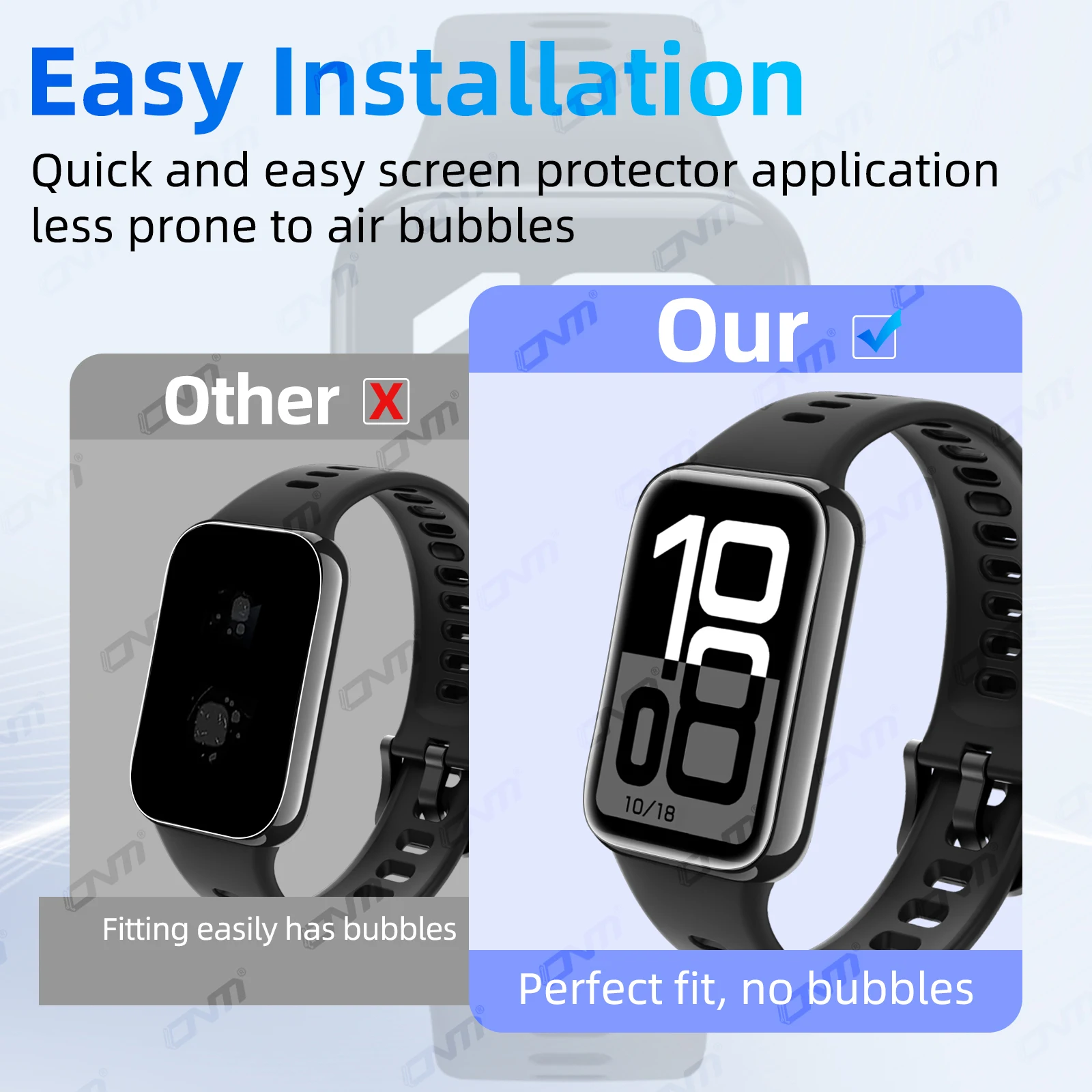 Hydrogel Screen Protector - Anti-Scratch, HD Full Coverage Protective Film (Non-Glass)