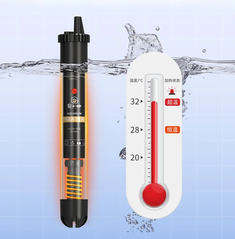 

Electric Saving and Explosion-proof Automatic Constant Temperature Heating Rod Temperature Control Small Aquarium Heater