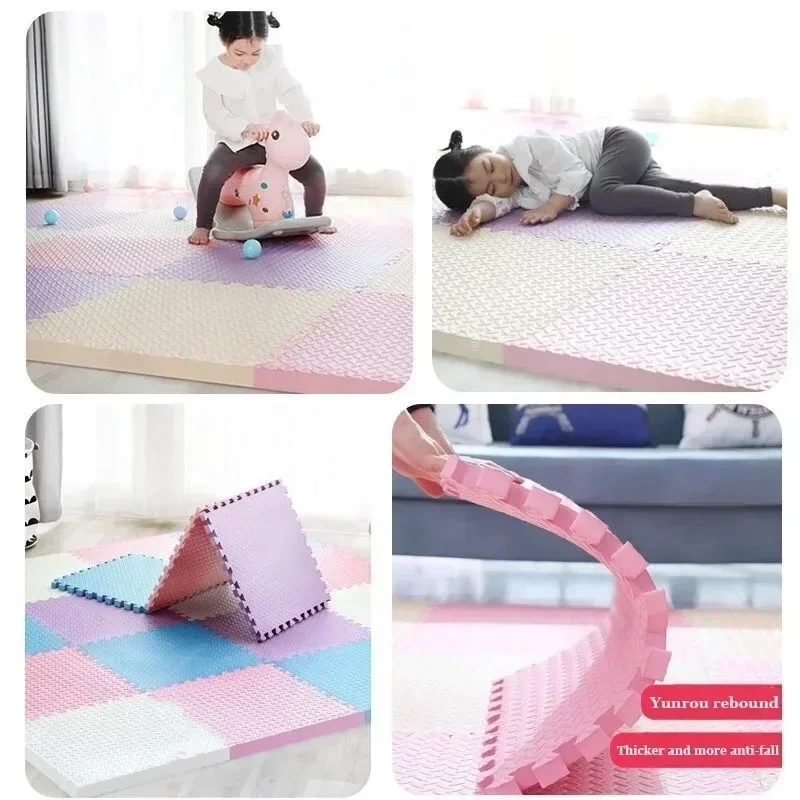 1-20PCS Sports Gym Mat Protection EVA Puzzle Baby Play Mat Yoga Fitness Non-Slip Splicing Rugs Thicken Shock Room Workout