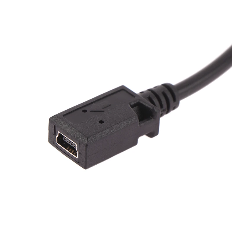 직각 USB-C 충전 케이블, Duttek USB 2.0 C 타입 수-미니 USB (미니 B) 암 컨버터 케이블 코드, 27cm
