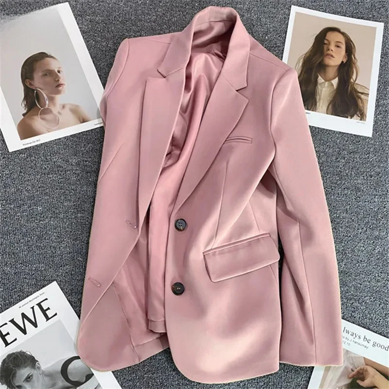 One-piece coat pink