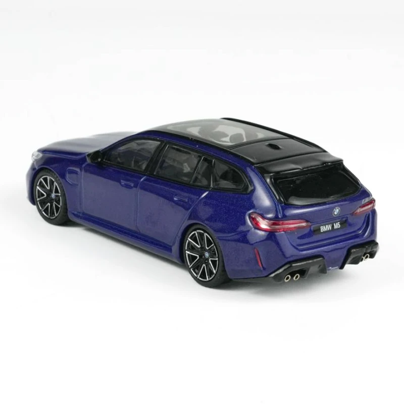 MINIGT 1:64 BMW M5 투어링 G99 마리나 베이 블루 메탈릭 MGT 합금 자동차 모델 1080