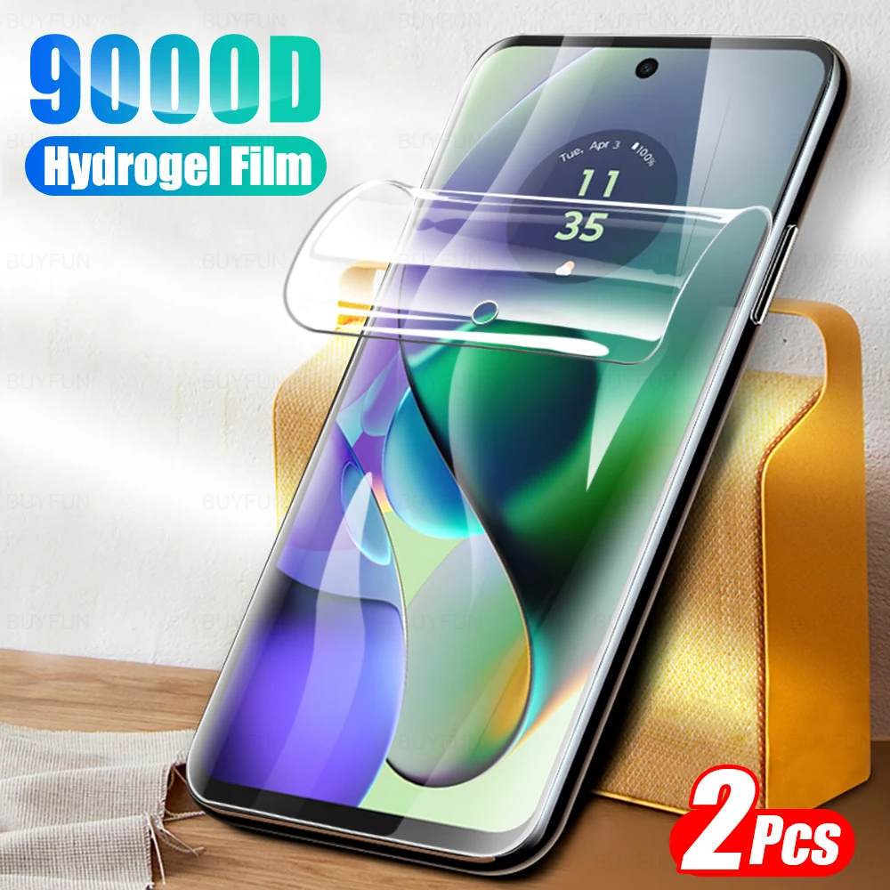 

2 шт прозрачная Гидрогелевая пленка для Motorola Moto G84 G54 G14 Защитная пленка для переднего экрана G 84 54 14 мягкая защитная пленка из ТПУ с полным покрытием