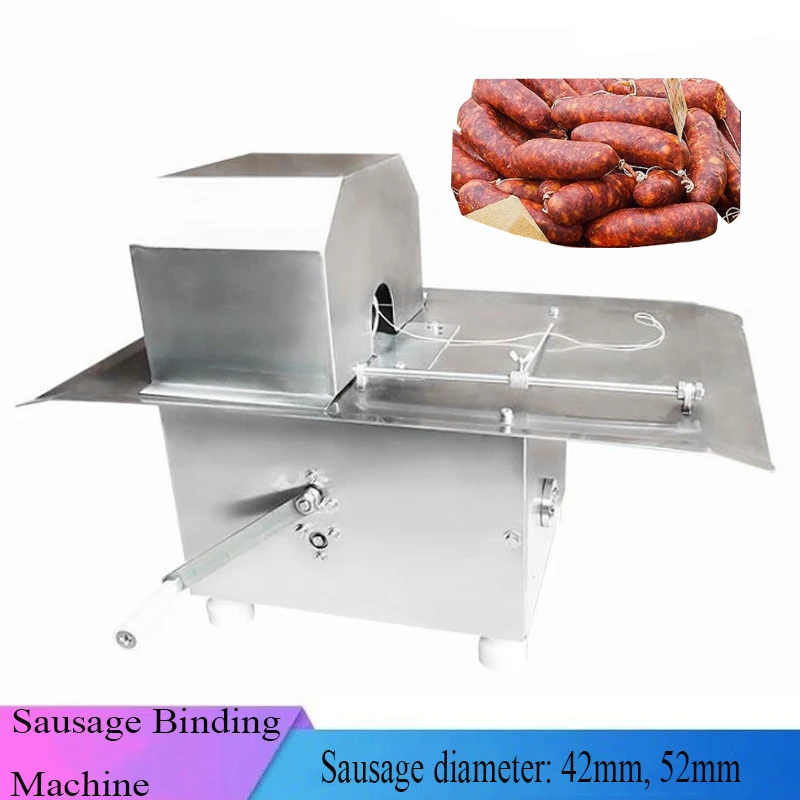 

Food Grade Stainless Steel Sausage Twisting Machine Hot Dog Knotter Binding Linker Binder Ham Tying Knotting Winding Machinery