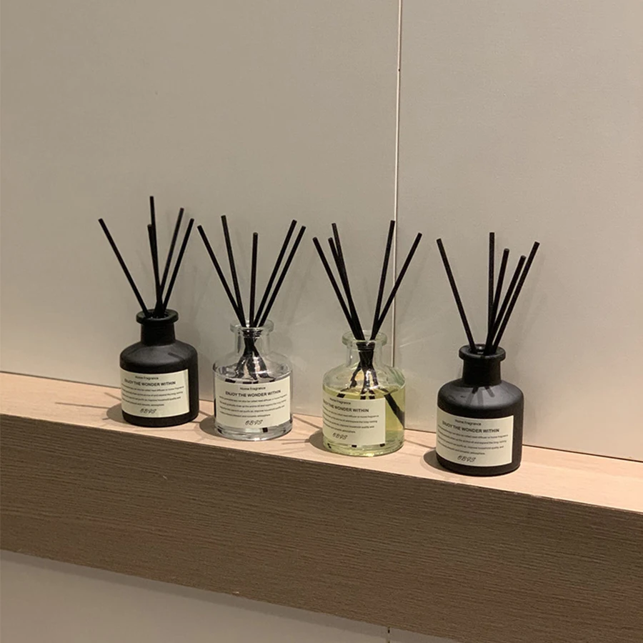 Aromatherapy Essential Oil Freesia Jasmine Fragrance Oil Reed Diffuser Stick Home Room Air Freshener Decor 50ml fragrance oil plant essential oils