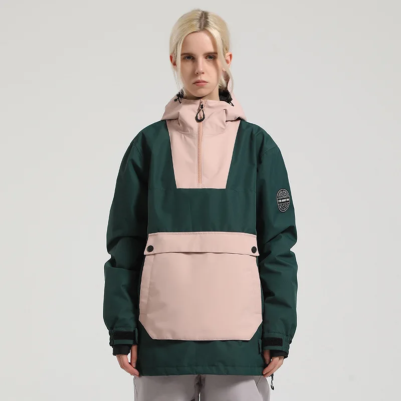 Ski Jackets Gsou Winter Outdoor Men Cargo Snowbording Jackets Waterproof Windproof Snow Clothes Warm Coat Men And Women
